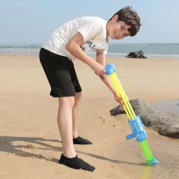 QPT Water Shoes Fast Dry Beach Swim Aqua Socks for Kids