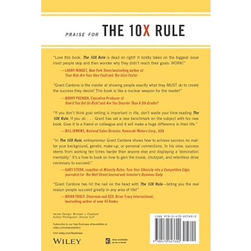 The 10X Rule Book for Achieving Success and Overcoming Failure