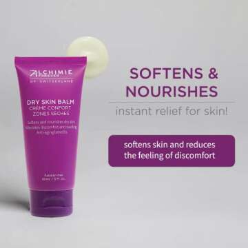 Alchimie Forever Dry Skin Balm | Silky Cream for Tough Skin, Anti-Aging, 3oz