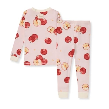 Organic Cotton Baby Girls' Pajama Set - Apple Orchard