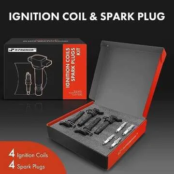 A-Premium Ignition Coil & Iridium Spark Plugs Set for Hyundai & Kia 2.0L