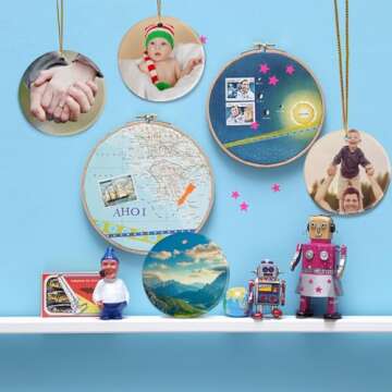 Customizable Ceramic Christmas Ornaments - Perfect Gifts