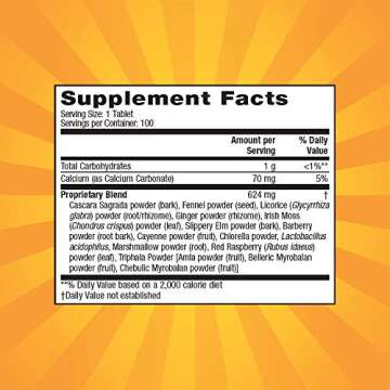 Super Cleanse by Nature's Secret | Herbal and Probiotic Support, 100 Tablets