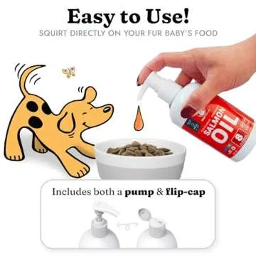 Salmon Oil for Pets - Omega 3 & Healthy Coat Supplement