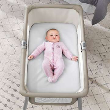 Chicco LullaGo Portable Bassinet, Sand