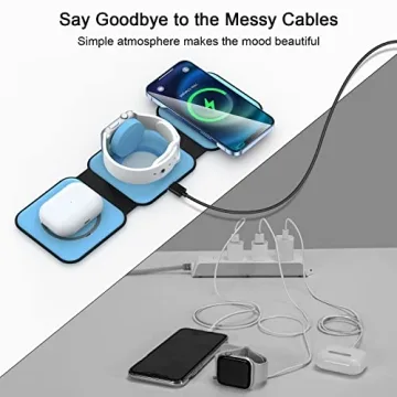 RTOPS 3 in 1 Wireless Charging Station for Apple Devices