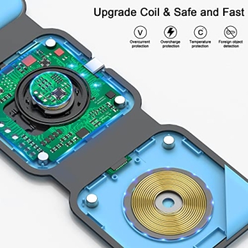 RTOPS 3 in 1 Wireless Charging Station for Apple Devices