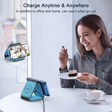 RTOPS 3 in 1 Wireless Charging Station for Apple Devices
