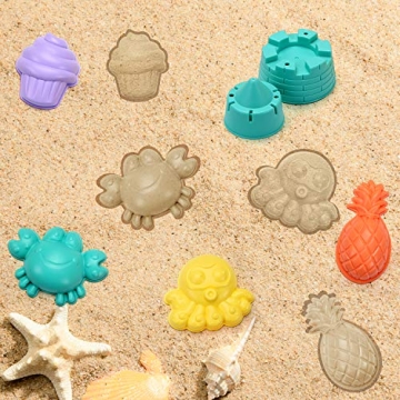 Cute Stone 24 PCS Beach Sand Toys Set for Kids