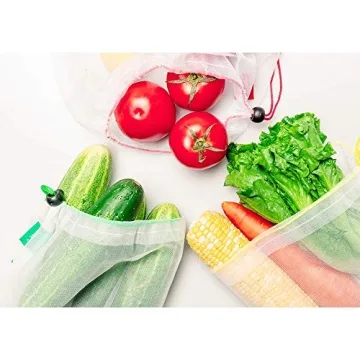 Ecowaare Eco-Friendly Mesh Produce Bags Set of 15