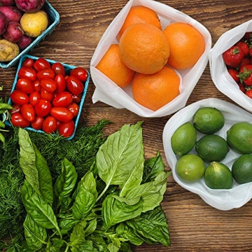 Ecowaare Eco-Friendly Mesh Produce Bags Set of 15