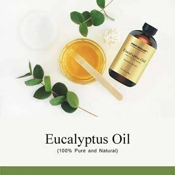 First Botany, 100% Pure Eucalyptus Oil - Premium Eucalyptus Essential Oil for Aromatherapy, Massage, Topical & Household Uses - 1 fl oz (Eucalyptus)