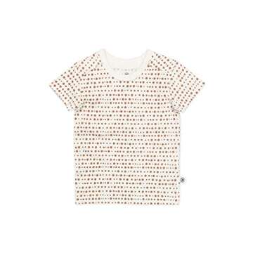 HonestBaby Baby 3-Pack Organic Cotton Pocket T-Shirts (Legacy), Sugar Swizzle Linear Dot, 3-6 Months