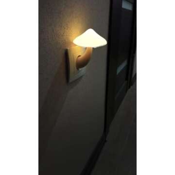 AUSAYE 4 Pack Mushroom Night Light - Cozy LED Lighting