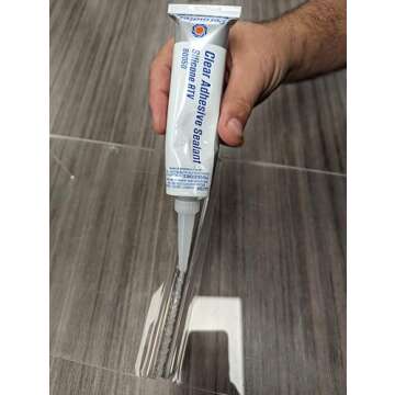 Permatex 80050 Clear RTV Silicone Adhesive Sealant, 3 oz