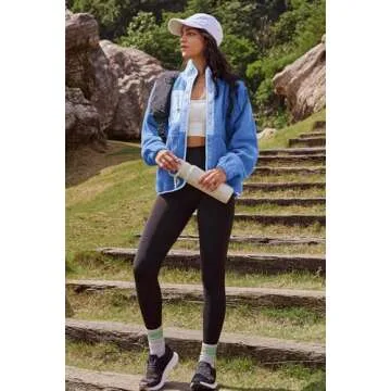 Nirovien Colorblock Sherpa Jacket for Women Fuzzy Fleece Coat