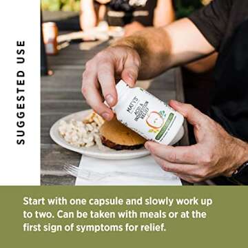 Maty's Acid & Indigestion Relief Capsules - Digestive Support with Apple Cider Vinegar