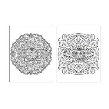 125 Mandalas: An Adult Coloring Book Featuring 125 of the World’s Most Beautiful Mandalas for Stress Relief and Relaxation (Mandala Coloring Books)