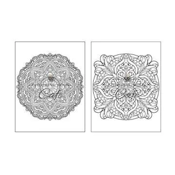 125 Mandalas: An Adult Coloring Book Featuring 125 of the World’s Most Beautiful Mandalas for Stress Relief and Relaxation (Mandala Coloring Books)
