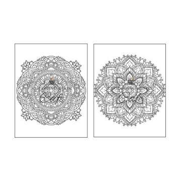 125 Mandalas: An Adult Coloring Book Featuring 125 of the World’s Most Beautiful Mandalas for Stress Relief and Relaxation (Mandala Coloring Books)