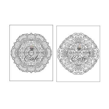 125 Mandalas: An Adult Coloring Book Featuring 125 of the World’s Most Beautiful Mandalas for Stress Relief and Relaxation (Mandala Coloring Books)