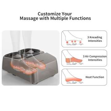 MOUNTRAX Shiatsu Foot Massager with Heat & Remote Control