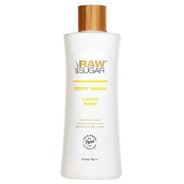 Raw Sugar Body Wash - Lemon Sugar: Refreshing & Nourishing Cleanser