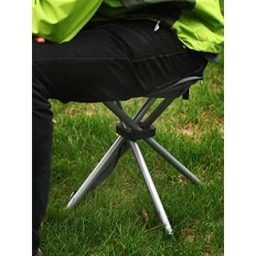 KingCamp Portable Lightweight Folding Stool for Outdoors