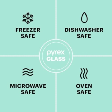 Pyrex 3-Pack Glass Mixing Bowls with BPA-Free Lids