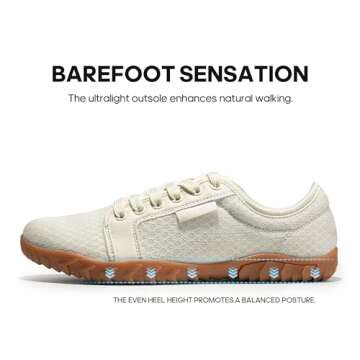 NORTIV 8 Mens Womens Quick Dry Water Shoes - Barefoot Aqua Swim Shoes for Beach Sports, Fishing, Hik...