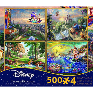 Ceaco Disney Dreams Collection - 4 in 1 Puzzles Set