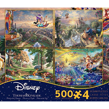 Ceaco Disney Dreams Collection - 4 in 1 Puzzles Set