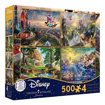 Ceaco Disney Dreams Collection - 4 in 1 Puzzles Set