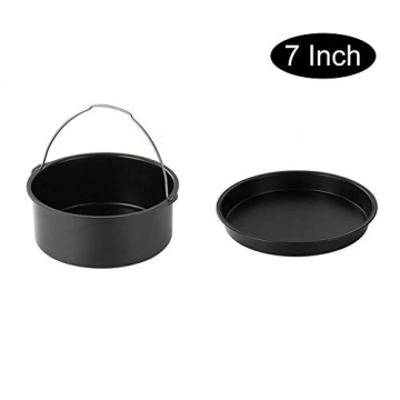 Universal Air Fryer Accessory Set: Cake Barrel & Pizza Pan