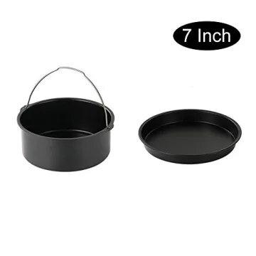 Universal Air Fryer Accessory Set: Cake Barrel & Pizza Pan