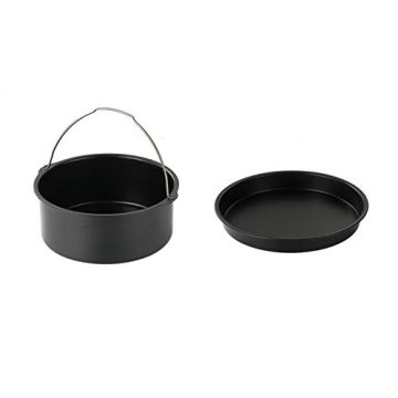 Universal Air Fryer Accessory Set: Cake Barrel & Pizza Pan