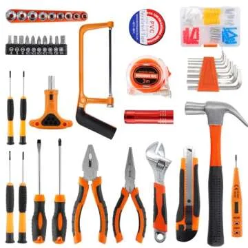 SPICIMOMO 84-Piece Home Tool Set Ideal for DIY and Repairs