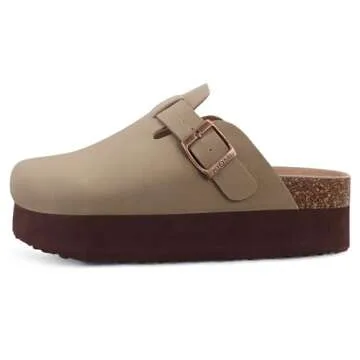 KIDMI Women's Platform Clogs for Comfort and Style