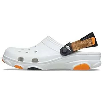 Crocs Unisex-Adult Classic All Terrain Clogs, White/Multi, 6 Women/4 Men