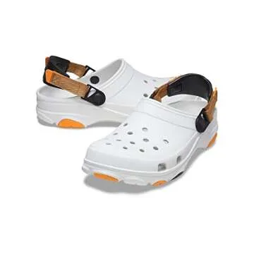 Crocs Unisex-Adult Classic All Terrain Clogs, White/Multi, 6 Women/4 Men