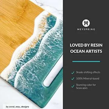 MEYSPRING Mermaid Dust - Vibrant Mica Powder for Art