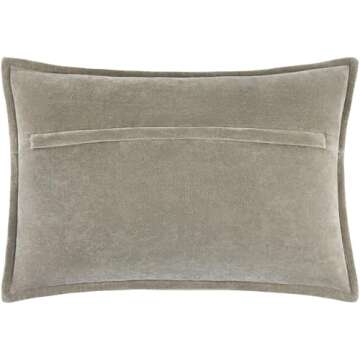 Livabliss x Galey Alix Karling Modern Throw Pillow, 13" L x 20" W, Taupe