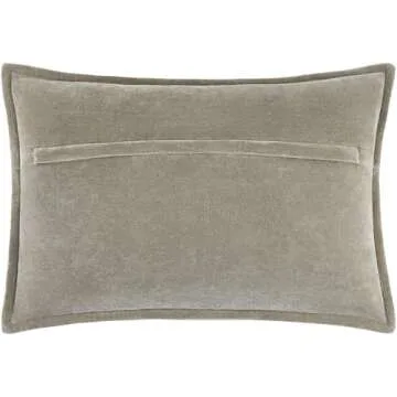 Livabliss x Galey Alix Karling Modern Throw Pillow, 13" L x 20" W, Taupe