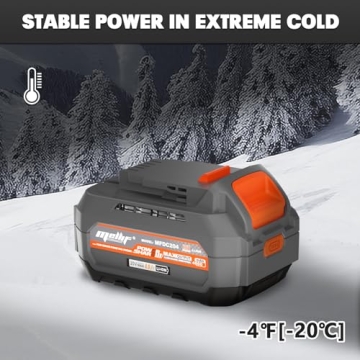 12” Cordless Snow Shovel Compatible with Dewalt 20V Battery, Brushless Snow Blower Electric Snow Thrower, Auxiliary Handle & Adjustable Deflector (w/ 4.0 Ah Battery & 4.0 Quick Charger)