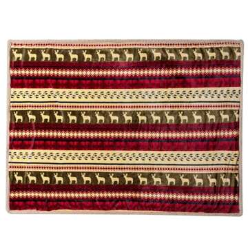 Cozy Pavilia Christmas Sherpa Blanket for Holiday Comfort