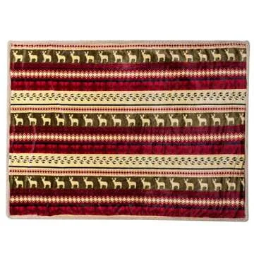 Cozy Pavilia Christmas Sherpa Blanket for Holiday Comfort