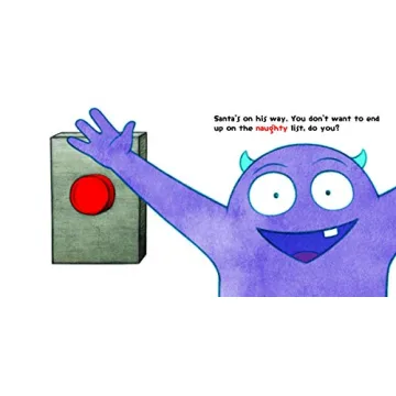 Don't Push the Button Christmas Adventure Interactive Book