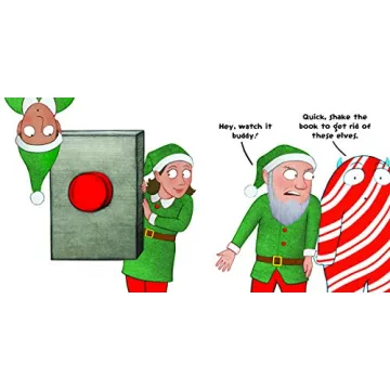 Don't Push the Button Christmas Adventure Interactive Book