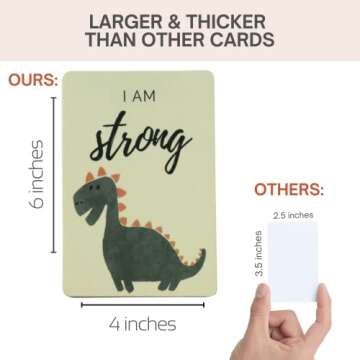 30 Pcs Inspirational Cards for Kids | Positive Affirmations for Kids | Motivational Cards for Students with Inspiring Words | Positive Affirmation Cards and Book for Kids | Mindful Affirmation Cards