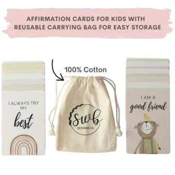 30 Motivational Affirmation Cards for Kids